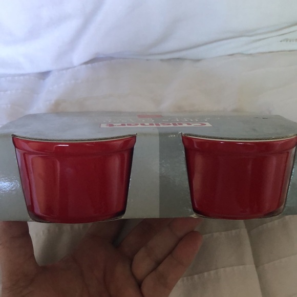 CUISINART•Red 4/5oz ceramic bakeware set - Picture 6 of 6